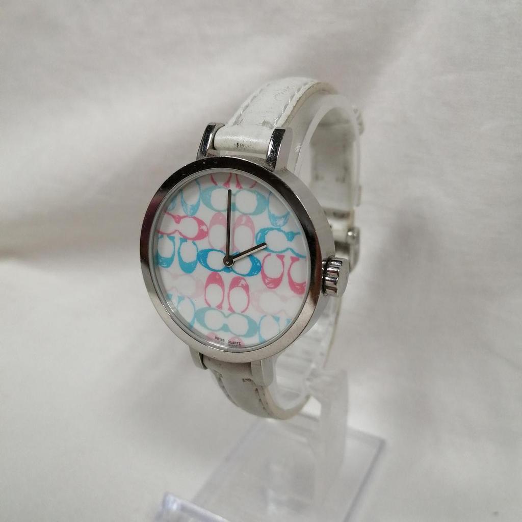 Used COACH 0278 Greatly used quartz wristwatch