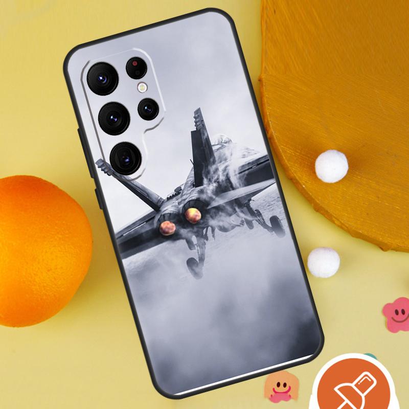 F14 Fighter Tomcat Phone Case For Samsung Galaxy S25 Ultra S24 S22 S21 Ultra S9 S10 S20 Plus S23 FE Funda Cover