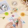 10/20/50PCS DIY Half Ball Cover Clear Candy Dome Set Plastic Half Dome Ornament Christmas Halloween Party Gift Packaging Cover