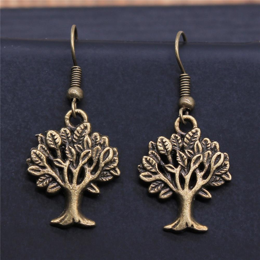 Tree Earring Women Drop Earrings Round Tree Dangle Earrings Women Fashion Jewelry Gift For Women