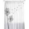 Black And White Dandelion Plant Tulle Sheer Curtains for Living Room Decoration Window Curtain for Bedroom Voile Organza Drapes