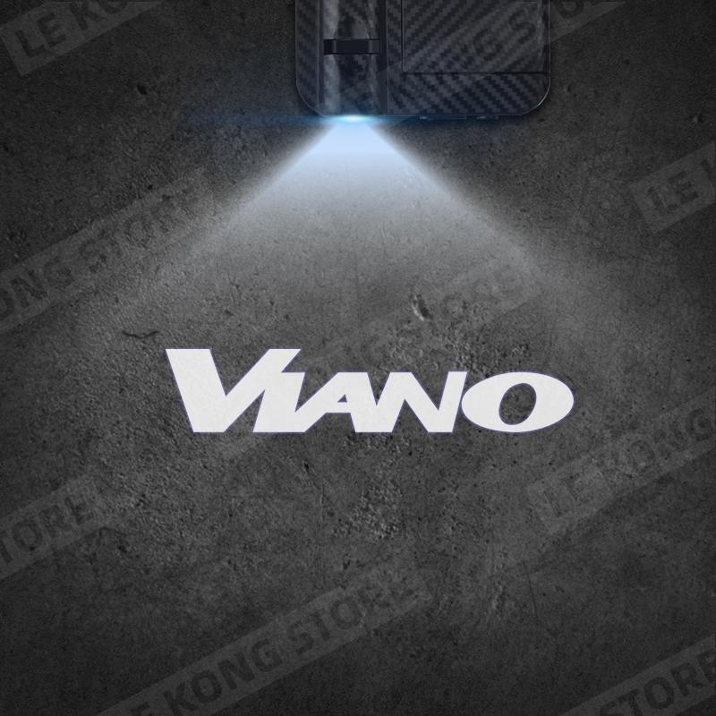 For Viano Vito Sprinter Emblem W906 W907 313 W639 Car Door Light Welcome Lamp Wireless Projector Auto Decoration HD LED