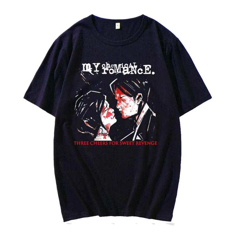 

Hot Sale Couple Tshirts My Chemical Romance Mcr Dead Emo Popular Style 100% Cotton T-shirts Fashion Funny Comfortable T-shirt 4XL