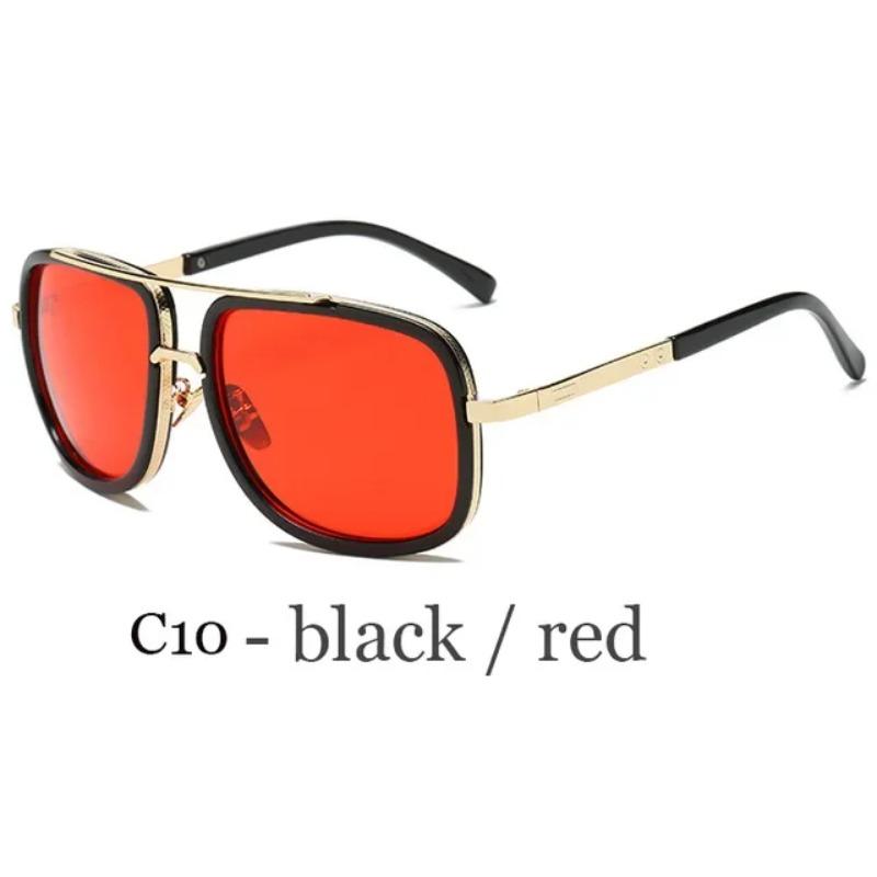 Ochelari de Soare Noi la Modă cu Ramă Mare Bărbați Pătrați Metal Ochelari de Soare Femei Retro Ochelari de Soare Vintage Calitate Înaltă Gafas Oculos De Sol