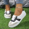 Little White Shoes Women's 2025 Summer New Korean Version of Comfortable Women's Shoes Shallow Mouth Versatile Casual Breathable Lightweight Sports