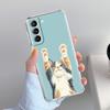 Phone Case For Samsung Galaxy S26 S25 S24 S23 S22 Ultra S20 S21 FE 5G Plus Soft Clear Cover Lovely Cat Playing Fun