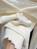 Women’s High-End Ruffle Lace V-Neck Knit Cardigan Sweater