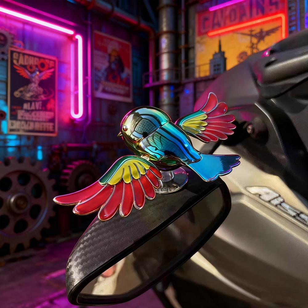 Creative Cute Simulated Flying Bird Car Ornament Home Decor Versatile Scenarios ABS Material Car Interior Decoration