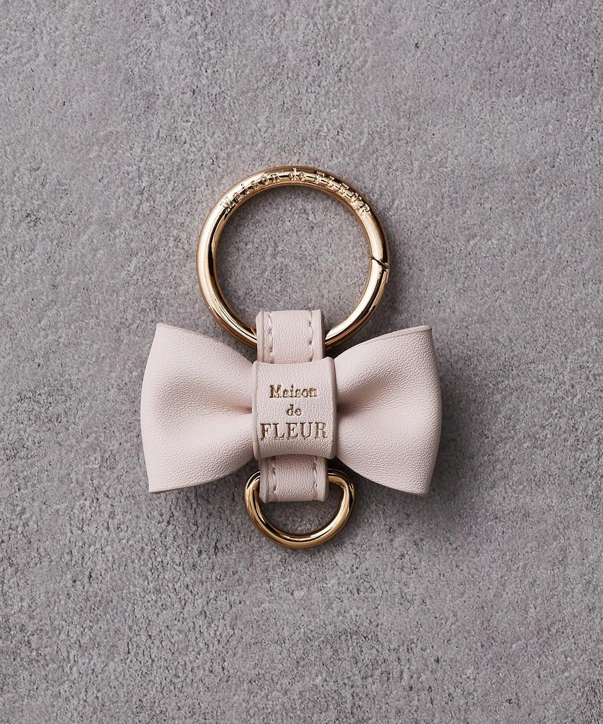 Maison De Fleur Other Accessories Ribbon Key Ring for Women, Pink