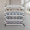 Lean Multi-Layer Movable Sorting Cart with Silent Wheels