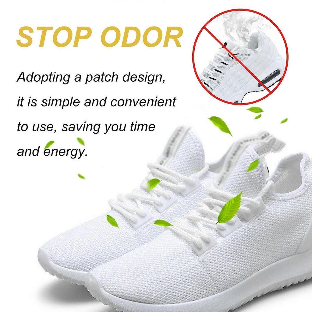 Deodorant Shoe Stickers, Plant Ingredients Fresh Sneakers Odor Deodorizing Sweat-Absorbing Aromatic Shoe Stickers
