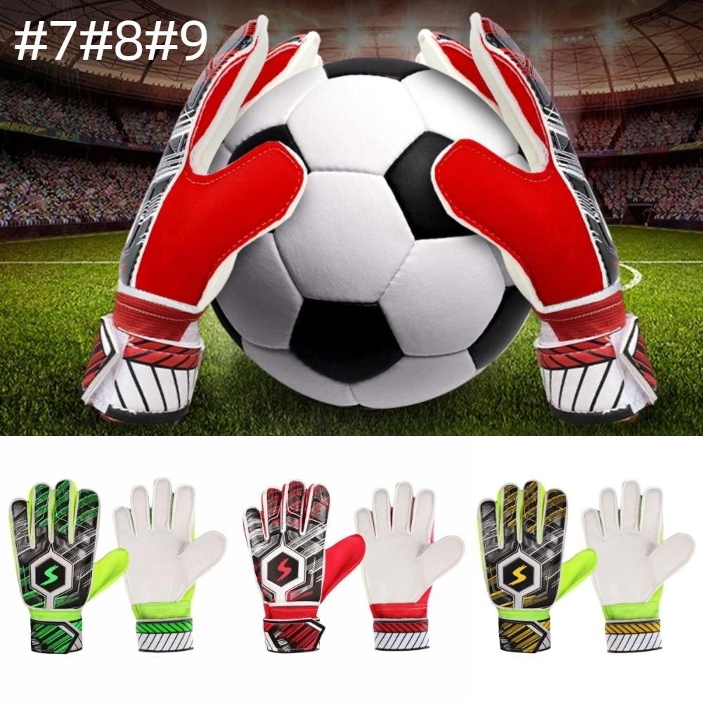 Breathable Football Goalkeeper Gloves Strong Grips Kids Goalkeeper Gloves  Sports Training
