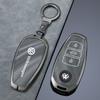 For VOLKSWAGEN Car Smart Zinc Alloy Key Case Cover Keychain Shell for VW Volkswagen Touareg 2011 2012 2013 2014 2015 2016 2017 2