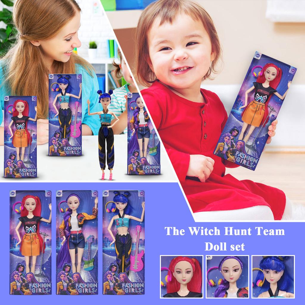 Fashionable Plastic Doll Figures Collection With Unique Stylish Outfits And Colorful Hairstyles Perfect Gift For Kids To And Creat