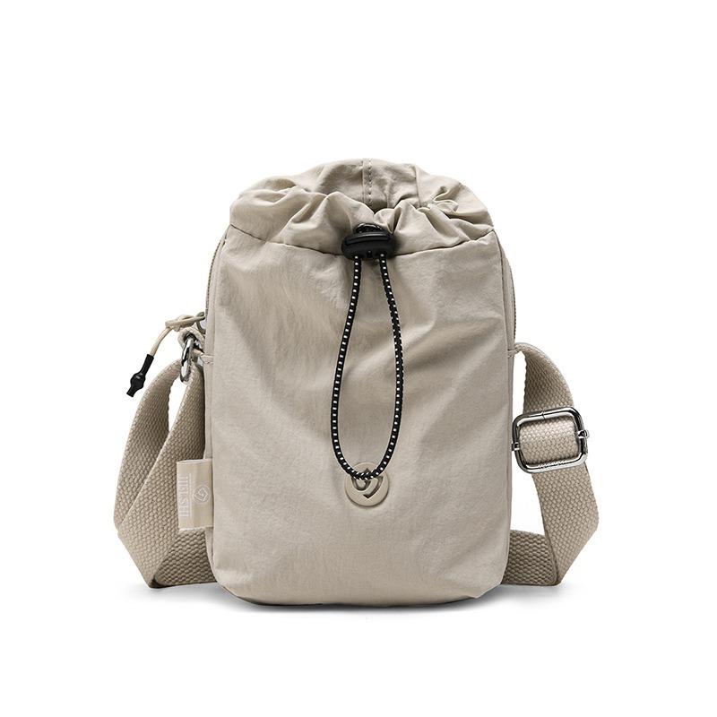 Sommer neue Umhängetasche multifunktionale lässige Umhängetasche minimalistische Kordelzugtasche Trinkflaschentasche Sport Damen Tasche