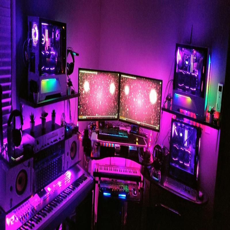 5M 10M 15M 20M 30M Led Strip Rgb 3535 5V Room Light Tv Backlight Led Magic Home Bluetooth Controller Luces Led Lighting Bar