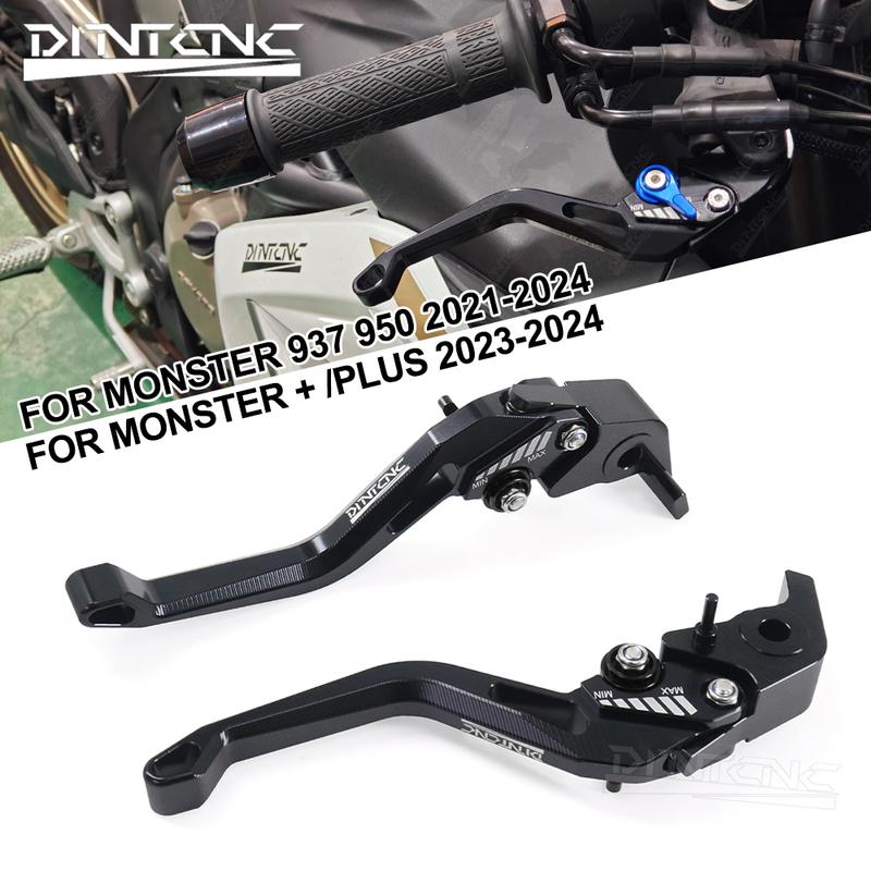 Front Brake Clutch Lever Adjustable Tie Rod Motorcycle Accessories Aluminum CNC For DUCATI MONSTER 937 950 2024 MONSTER+/PLUS