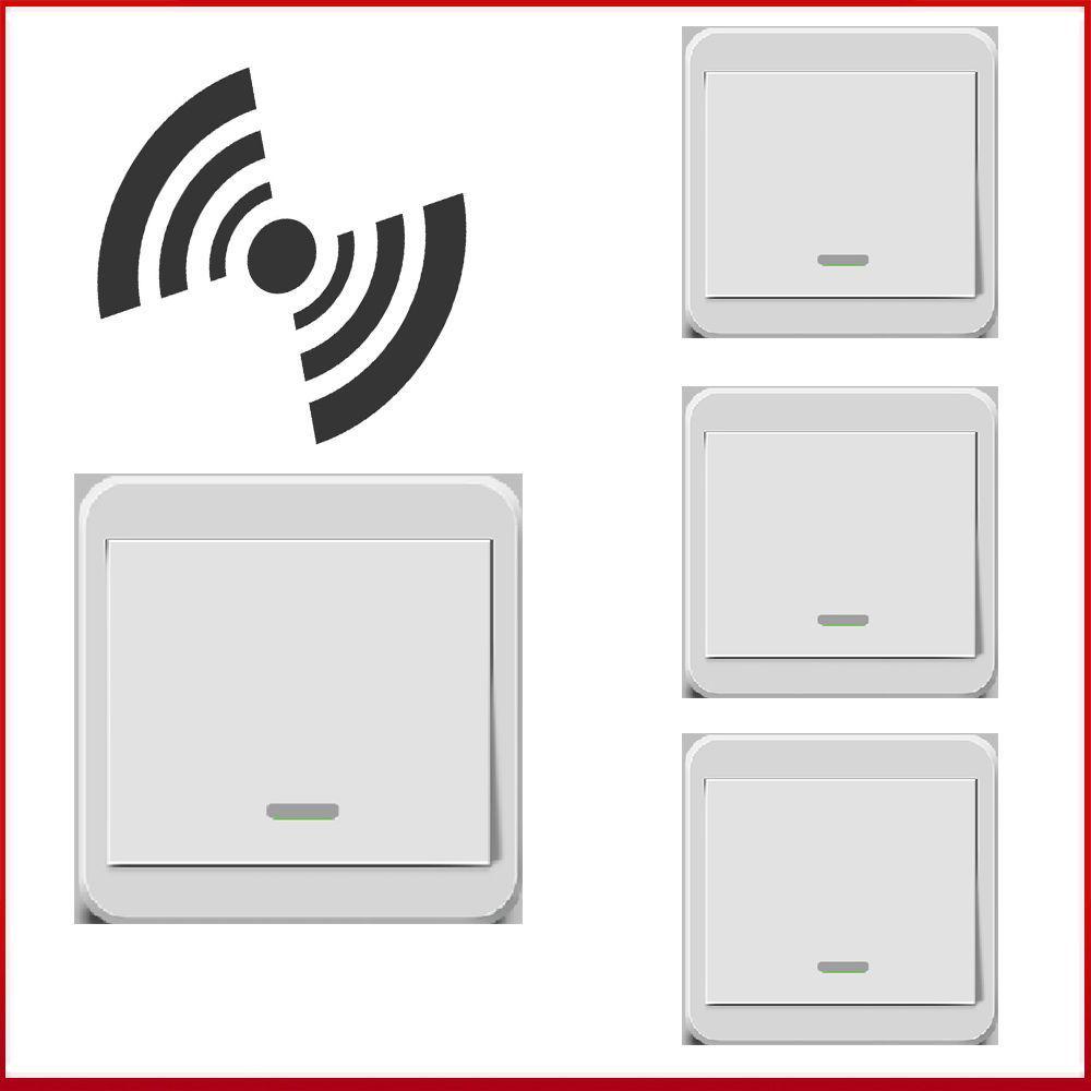 Wireless Smart Remote Master-Slave Light Switch 220V – Easy Installation