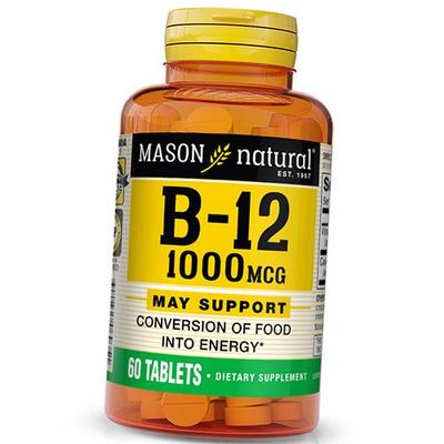 Witamina B12, Cyjanokobalamina, Witamina B-12 1000, 60 tabl. (36529004)