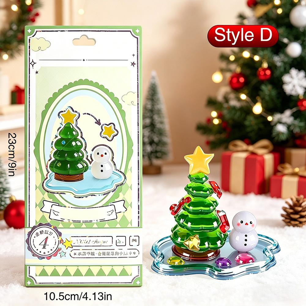 

DIY 3D Layered Embossed Stickers Kawaii Animal Shape Self-Assembly Tabletop Ornament