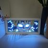 Demon Slayer 3D Light Box Led Anime Peripherals Amado Tanjirou Cartoon Multiple Colors Bedroom Table Decoration Birthday Gift