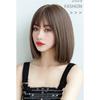 AS černé krátké rovné syntetické paruky s ofinou Bob paruka pro ženy Denní Cosplay Party Tepelně odolné umělé vlasy