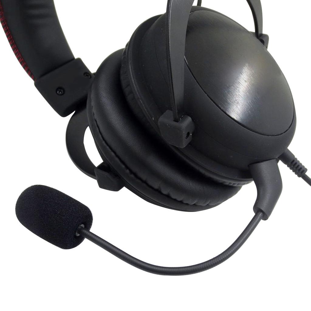 3.5 Mm Microphone Headsets Headphones Game Microphone Bendable 360 Degrees Microphones Headphones Mic Accessories