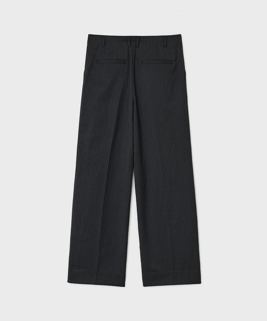 Bellie Slate Slacks - Black Stripe