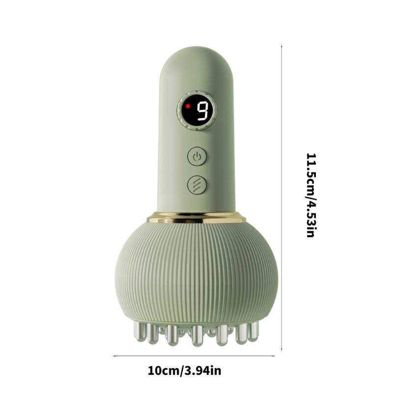 Rechargeable Guas Sha Tool Massagers 9Speed Vibrations Mode ABS Electric Scraper For Muscle Relief Home Office Use