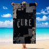 The Cure Druck Mikrofaser Strandtuch Sand?Leichtes, widerstandsfähiges Handtuch für Schwimmen, Outdoor und Reisen