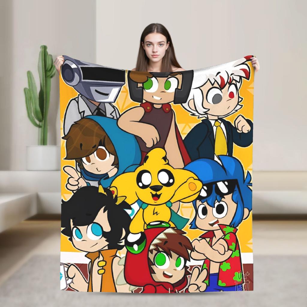 Weiche warme Decke Picknick Mikecracked Mikes Überwurfdecke Flanell Tagesdecke Für Draußen Bequeme Sofa-Bettdecke