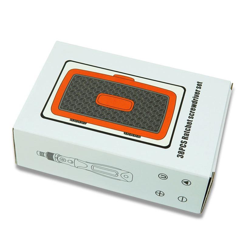 38-in-1 Effortless Ratchet Screwdriver Set Home & Office Repair DIY Hardware Tool Screwdriver Set