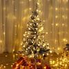 10-Foot 20 LED Star String Lights Warm White PVC Fairy Lights with 2 Modes IP67 Waterproof Battery Operated Christmas Decorations