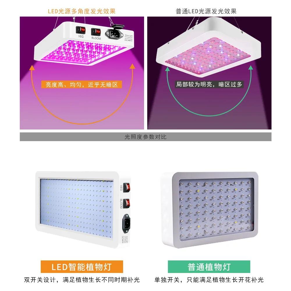 216/312 Leds Full Spectrum LED Growing Lamps IP65 Plant Bulbs Hydroponic Lamp Greenhouse Lights Flower Growth Lighting Box Hot