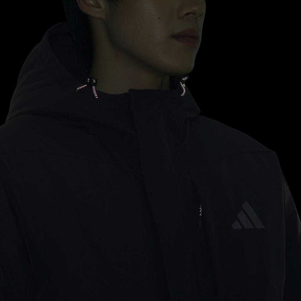 Adidas Dwr Fw24 Down Jacket Water Resistant Warm Sports Casual Coat Men Jacket Black JY4213