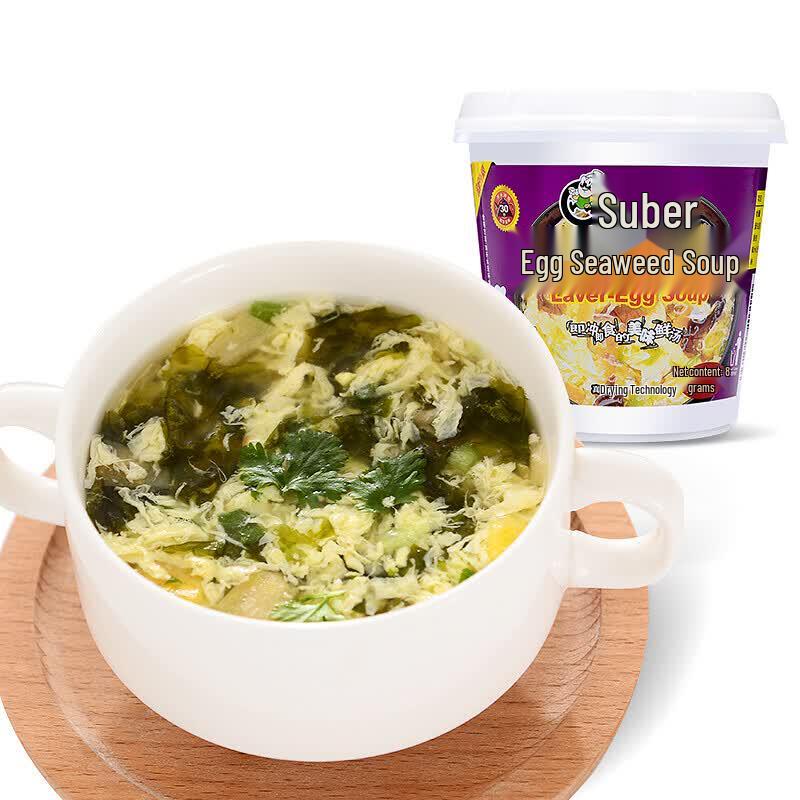 Suber Instant Seaweed & Egg Drop Soup