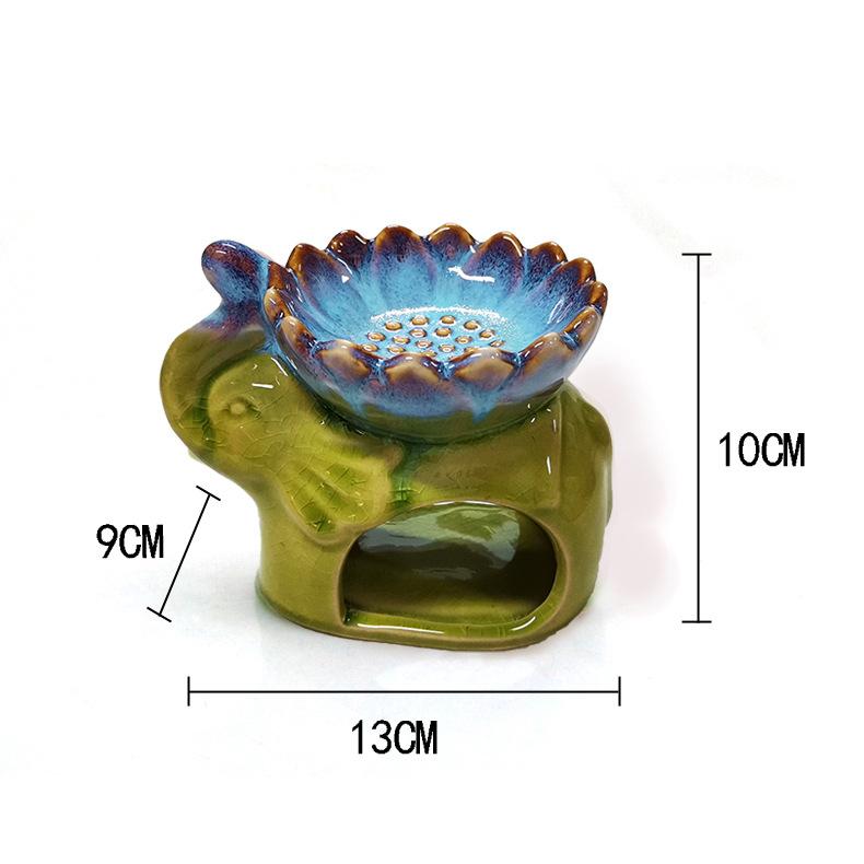 Lotus Ice Crack Like Ceramic Aroma Burner Aroma Burner Candle Heating Essential Oil Burner Aroma Burner