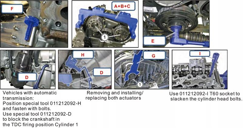 Satz Arretierungswerkzeuge, Nockenwellenarretierung, Spanner Schlüssel, BMW MINI B38 B48 B58 1.2 1.5 2.0 3.0