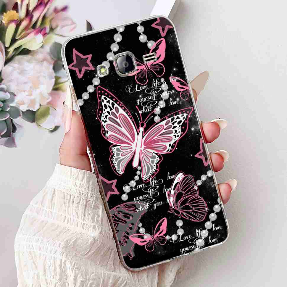 For Samsung Galaxy J5 Case Luxury Painted Cover Soft Slim Phone Case For Samsung J 5 J5 J500Y J500M 2015 Back Cover