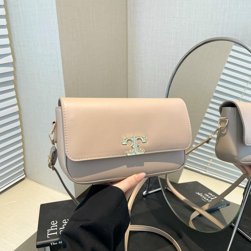 French niche bag women's 2025 autumn and winter new trendy fashion temperament shoulder small square bag retro simple messenger bag