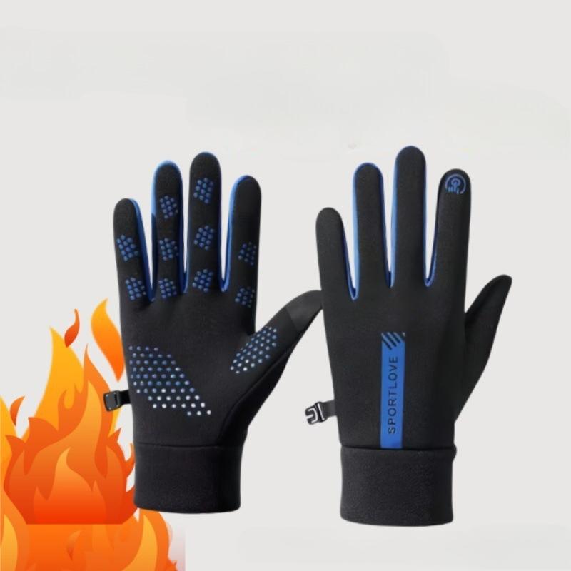 

Зимние перчатки, Ветрозащитные и Водонепроницаемые, Сенсорные, Подходят для пар, Мужские и Женские, Зимние велосипедные и лыжные, Спортивные, с флисовой подкладкой enlarged and thickened type