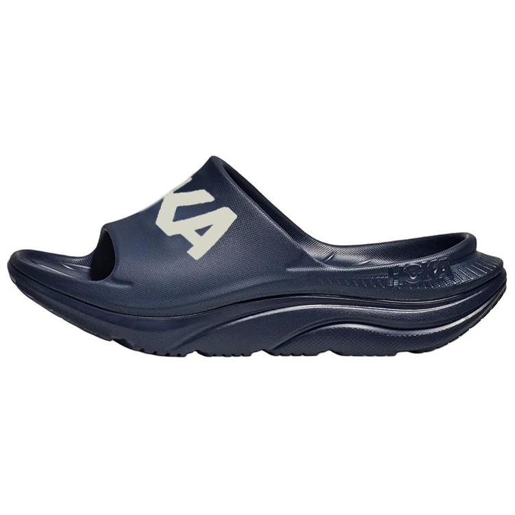 Hoka One One Ora Athletic Slide Varsity Navy White 40