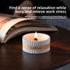 Hot Sale Unique Embossed Ceramic Jars Soy Wax Aromatherapy Candle Luxury Smudge Wood Wick Glass Tube Scented Candle With Lid