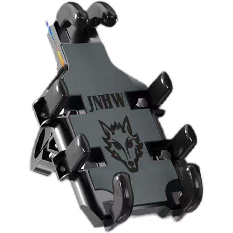 

Electric Vehicle Phone Holder with Helmet Cover, Sunscreen, and Rainproof for Motorcycle and Bicycle Navigation.
