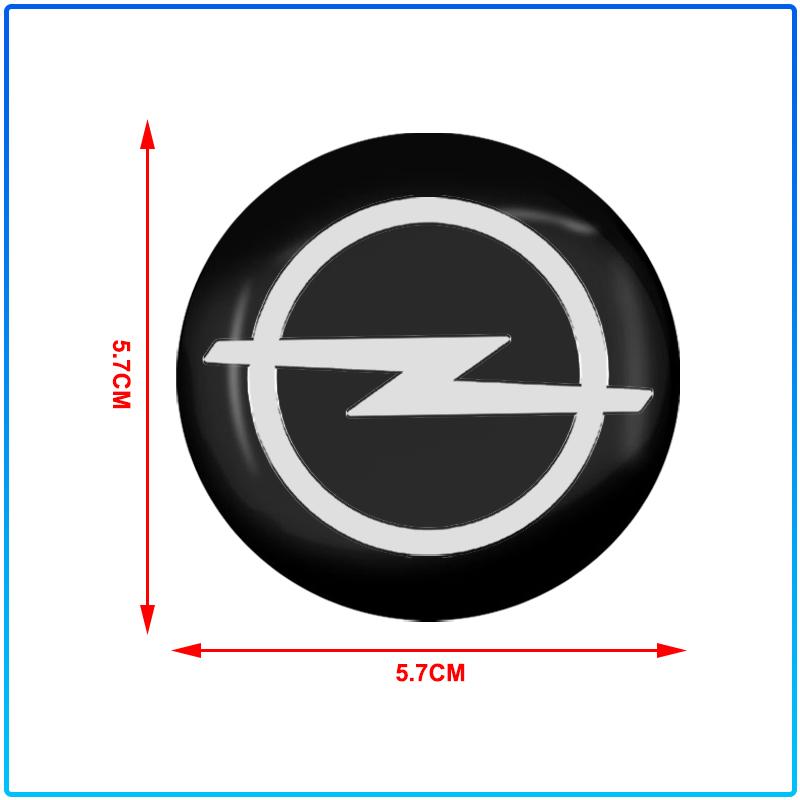 4 Pièces 56MM Cache-Moyeux de Roue de Voiture Cache-Jantes Cache Emblème Pour Opel Astra C G H Insignia J K Zafira B Corsa Vectra C Corsa C