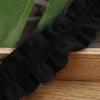 5yards Double-Side Pleated Plush Knitting Lace Trimming Ribbon for DIY Bows Clothing Decor Sewing Supplies Crafts Accessories