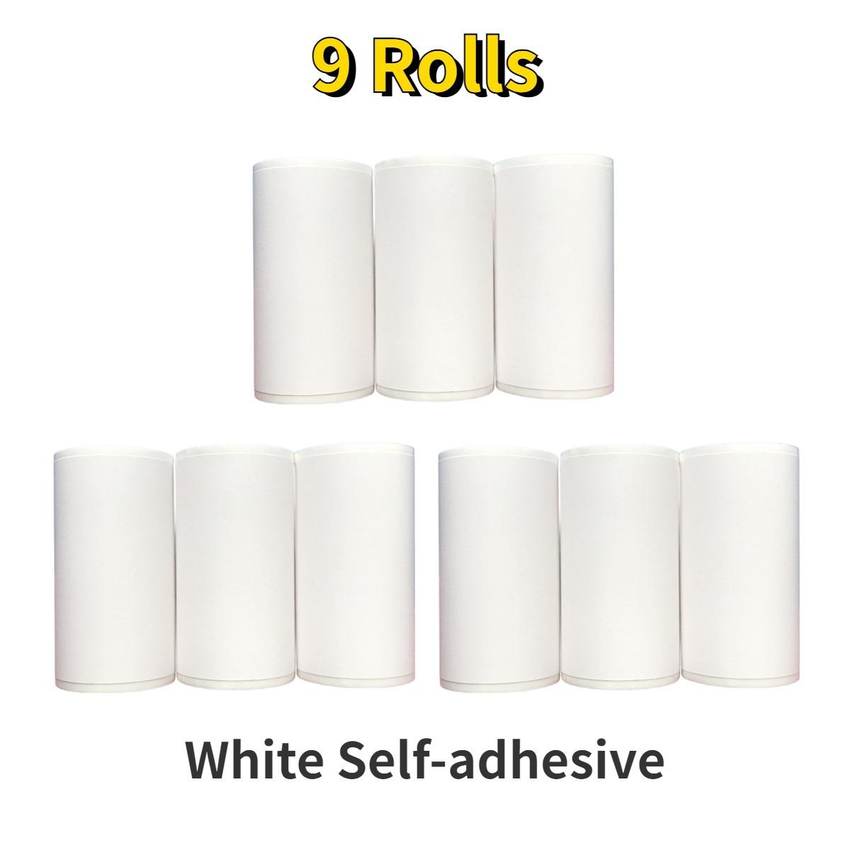 

Фотопапір для принтера міні-наклейок, білий самоклеючий папір для термопринтера 57 x 30 мм для PeriPage A6, T02, M02, Vretti TP6S для навчальних конспектів, малюнків beau синього кольору