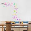 1 arkusz kolorowe naklejki ścienne z motylami samoprzylepny wodoodporny PVC zdejmowany salon dla dzieci dekoracja sypialni dla dziewczyn Wall Art naklejka
