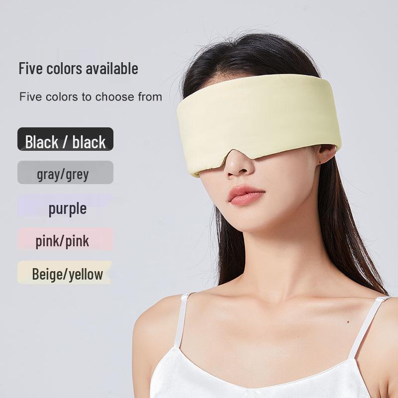 Warm & Cool Dual Sensation Eye Mask for Sleep: Light-Blocking, Full Coverage, Perfect for Office, Travel, and Naps