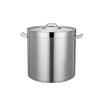 Yingbai Commercial Thickened 304 SS Soup Pot with Lid